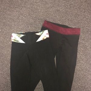TWO PAIRS Victoria’s Secret leggings